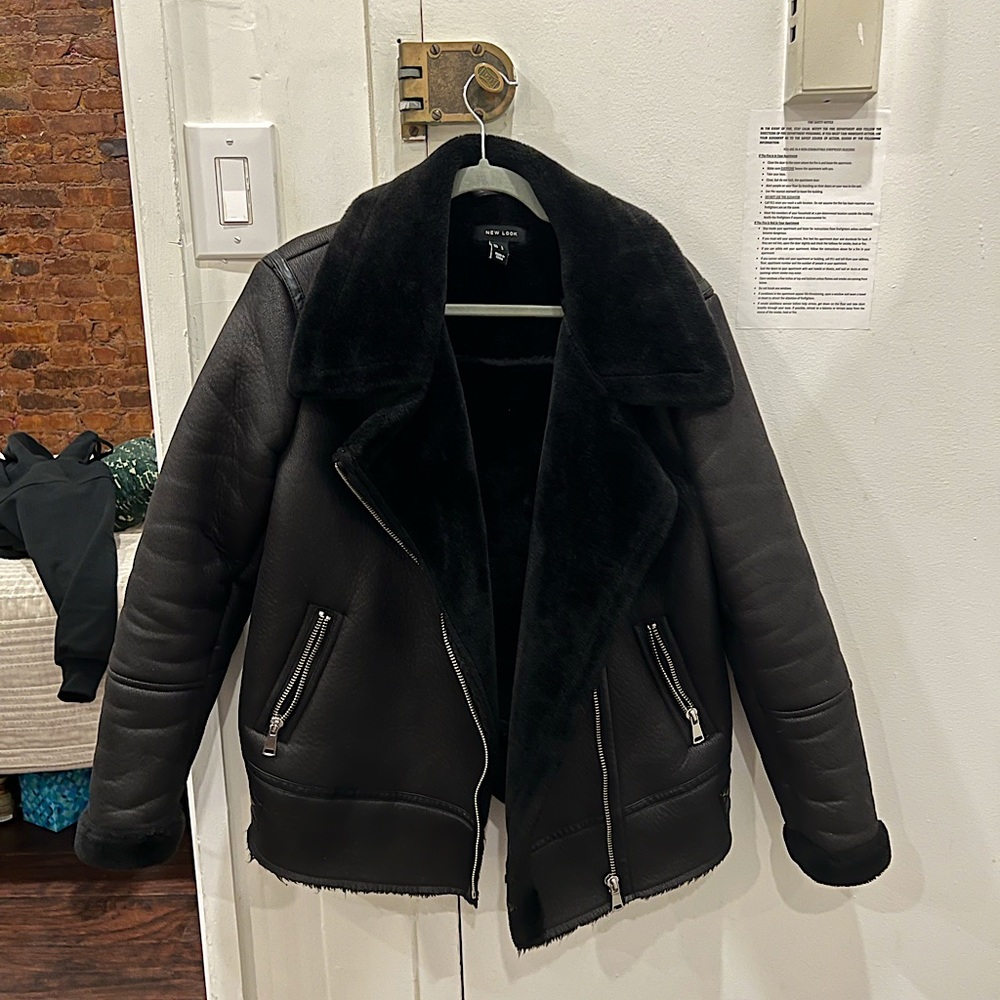 ASOS New Look double sided aviator coat